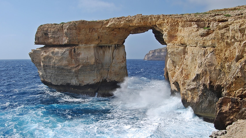 formacja Azure Window na Gozo