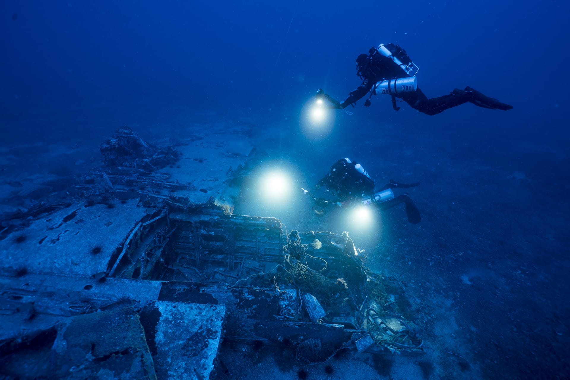 Wrak samolotu nurkowanie Malta divers24.pl