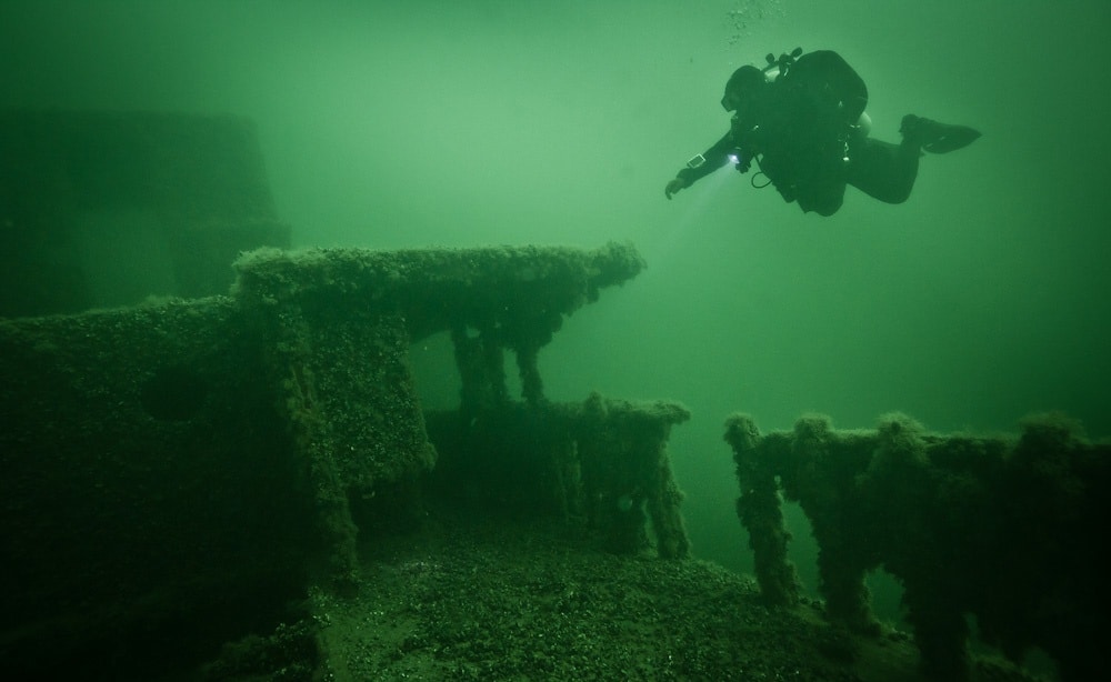 nurek techniczny na wraku ORP Delfin divers24.pl