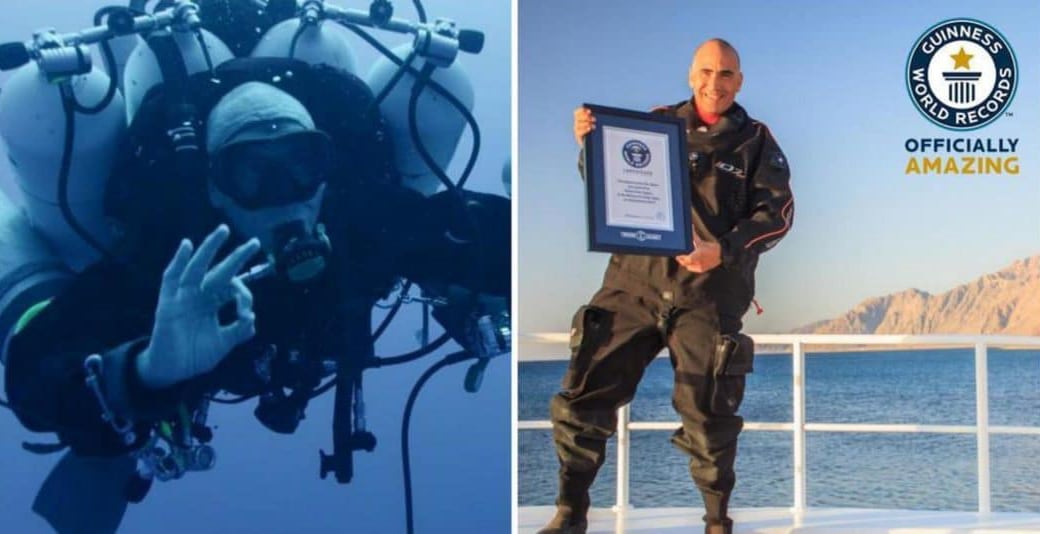 ahmed gabr rekord guinnessa divers24.pl