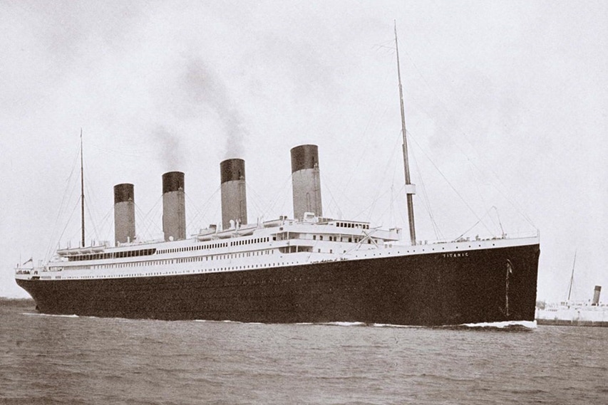 Historyczna fotografia RMS Titanic
