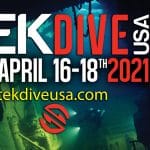 Plakat promujący konferencję TEKDive USA 2021