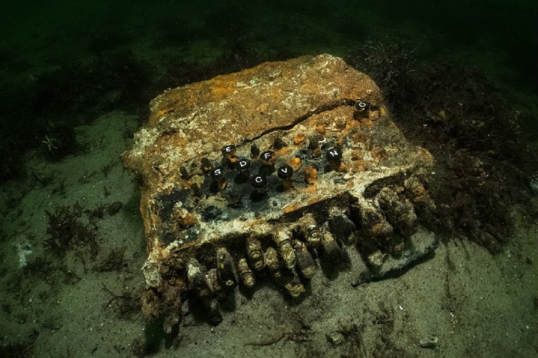 Enigma na dnie Morza Bałtyckiego odnaleziona przez nurków
