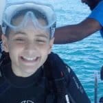 12-letni PADI junior Master Scuba Diver