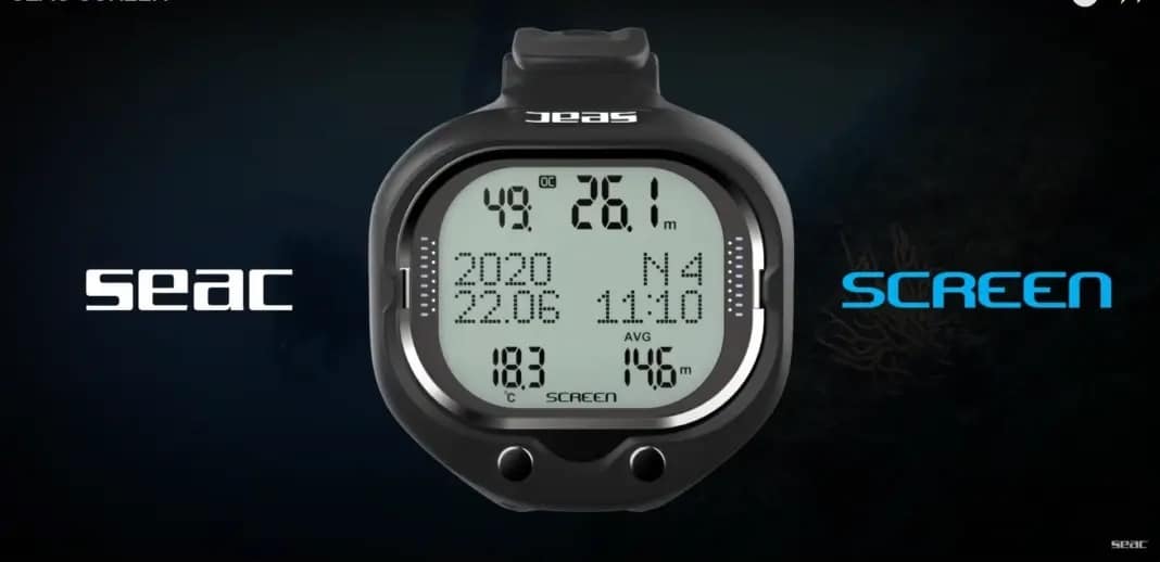 komputer nurkowy SEAC Screen