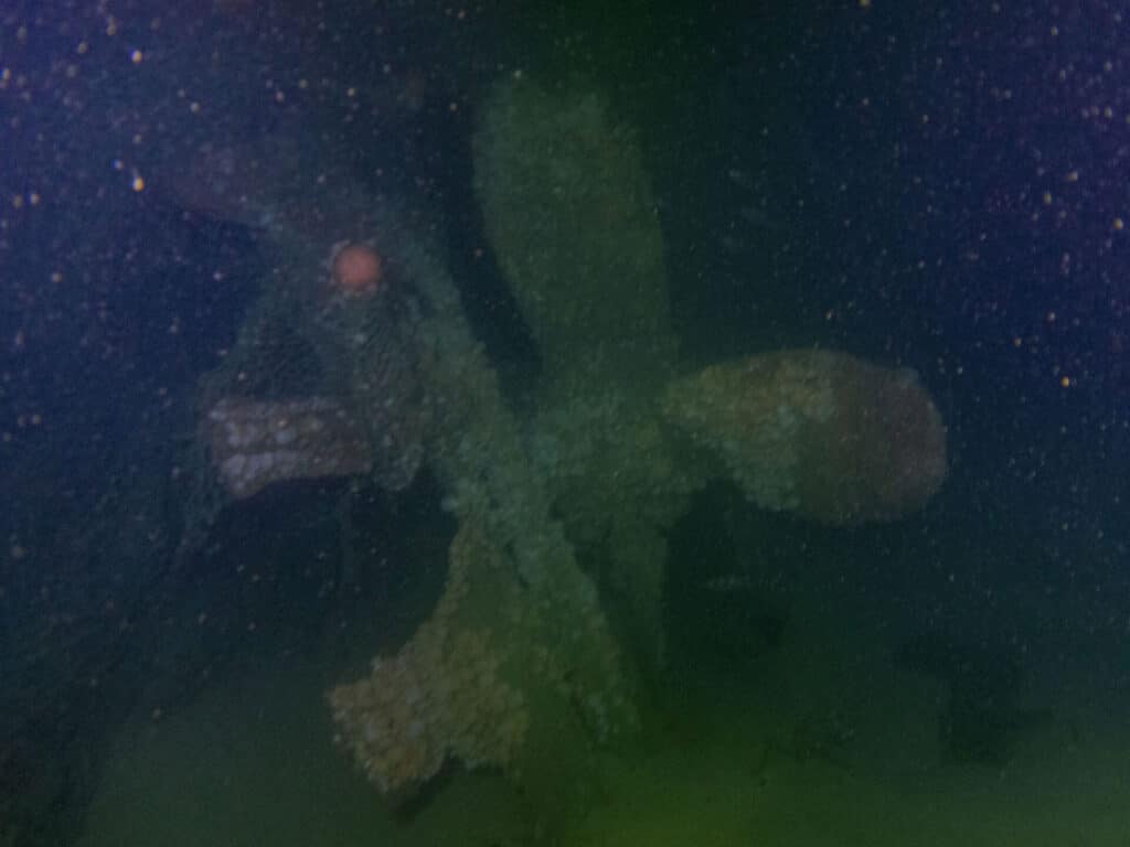 SS Limbourne na dnie morza