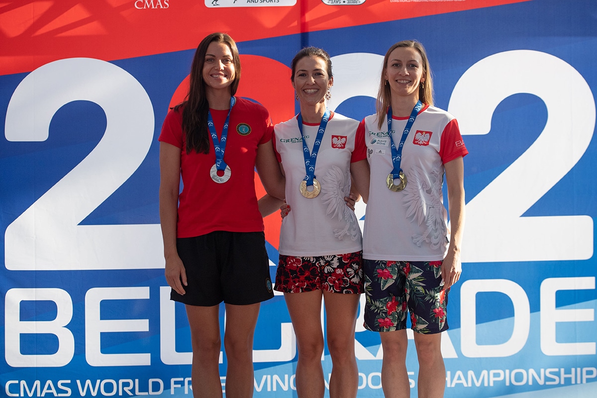 Podium konkurencji DNF Belgrade 2022