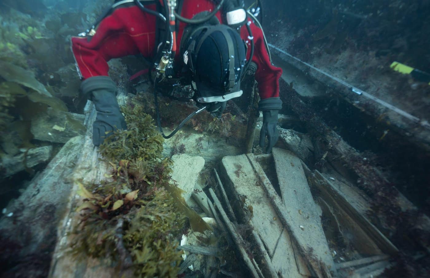 nurek na wraku HMS Erebus