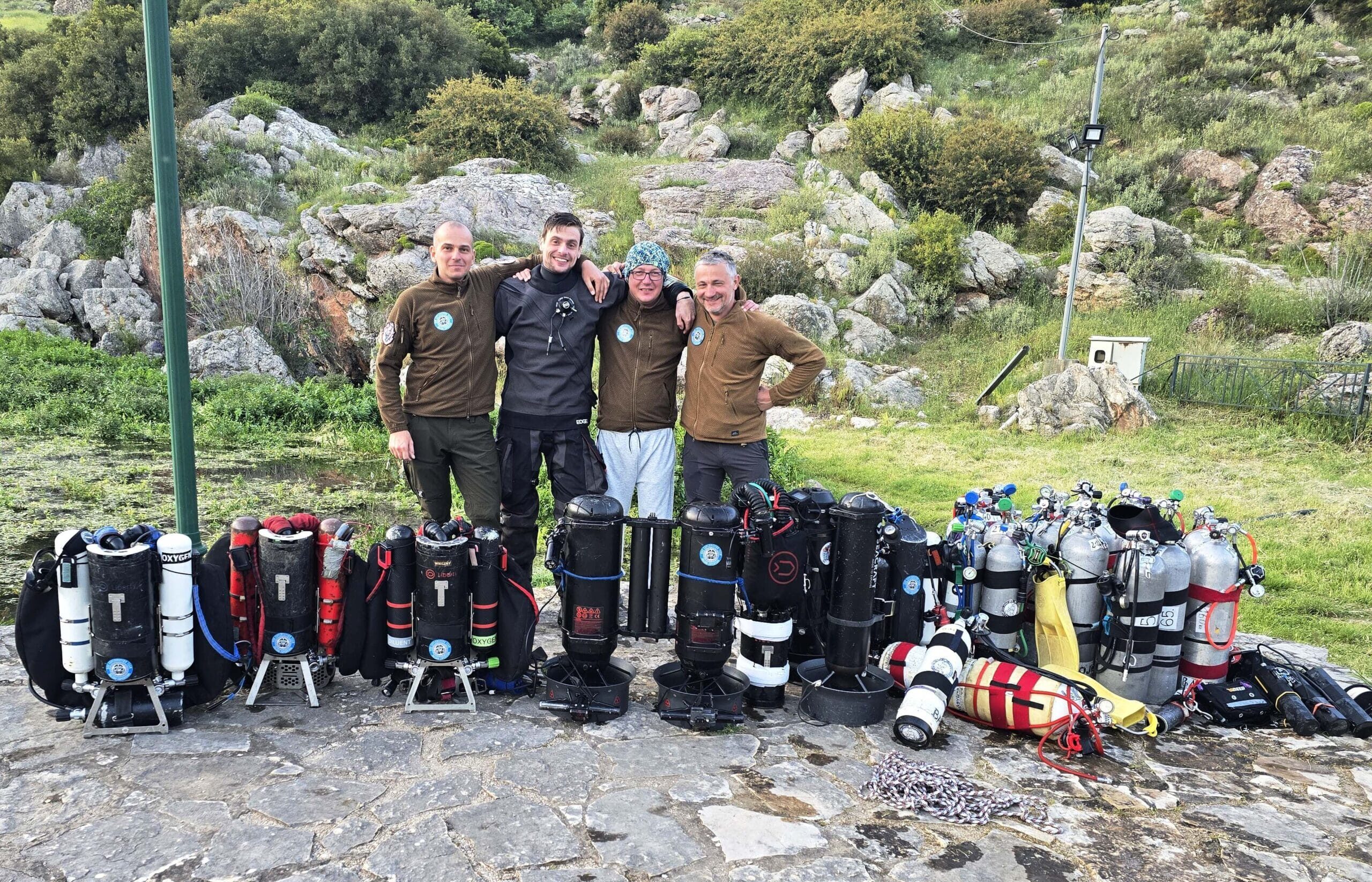 Nowe odkrycia polskich nurków w Sintzi Spring – najgłębszej jaskini Grecji